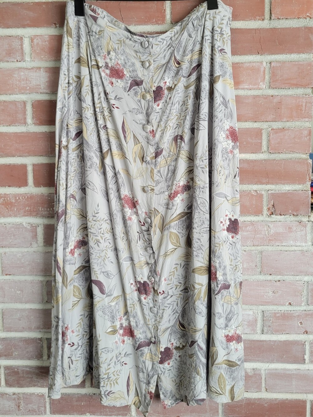 90s Sag Harbor Floral Maxi Skirt